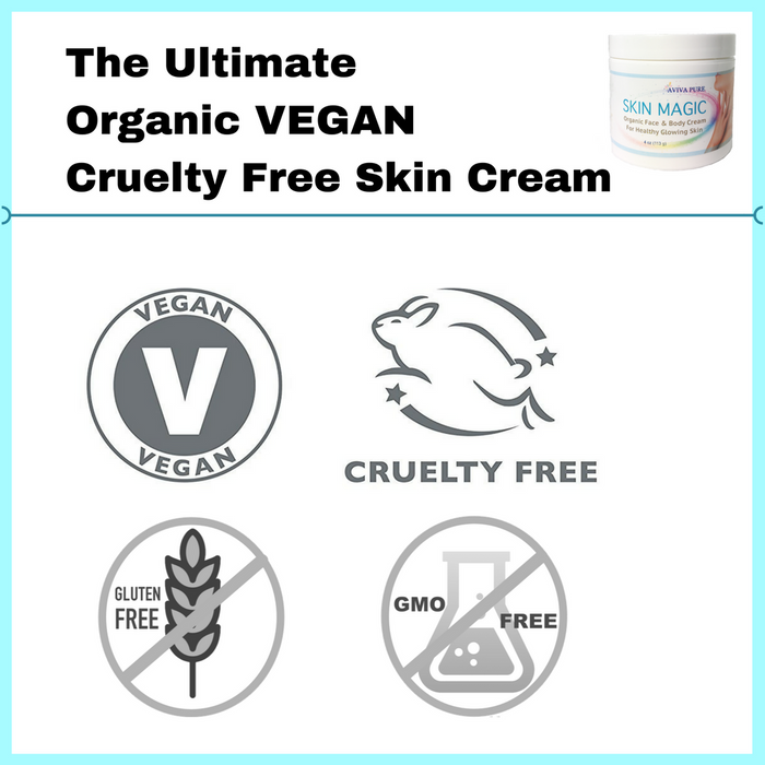 Organic Aloe Vera Face Cream and Body Moisturizer Fragrance Free - Dry Mature Skin - Aviva Pure
