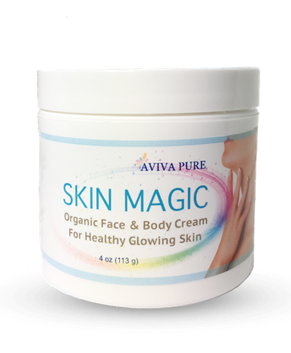Organic Aloe Vera Face Cream and Body Moisturizer Fragrance Free - Dry Mature Skin - Aviva Pure