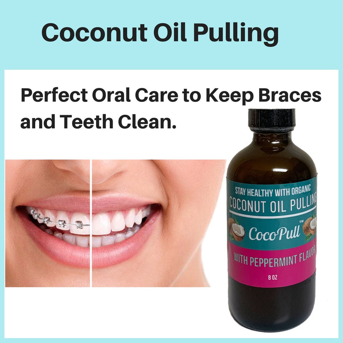 cocopull oil pulling keeps braces clean